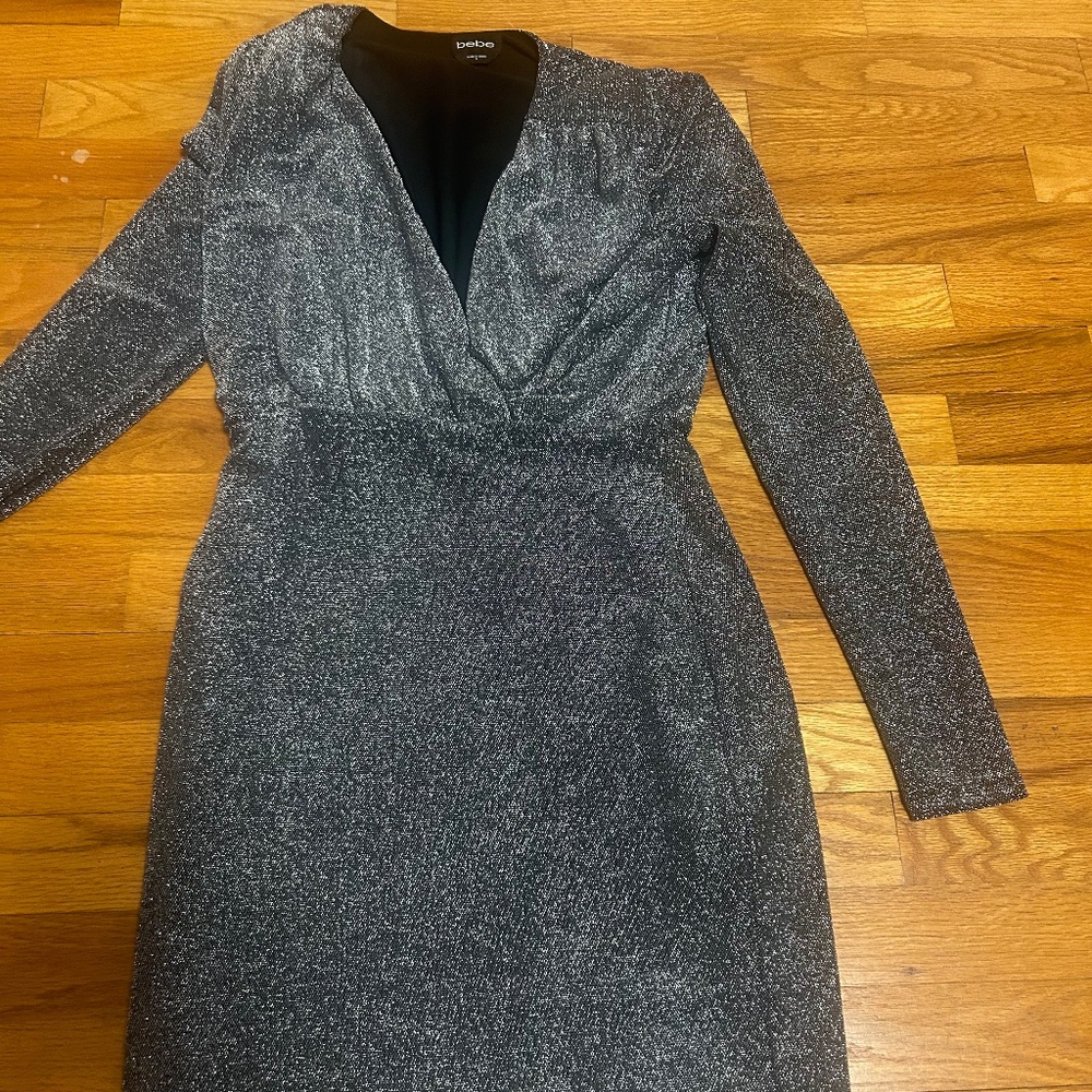 Sparkling above knee holiday dress